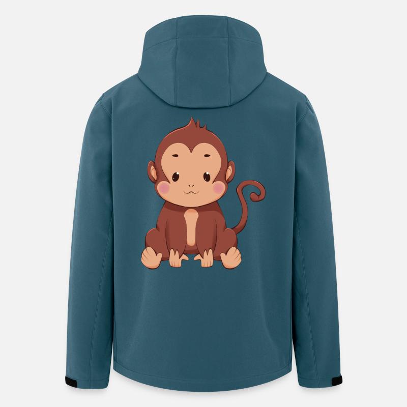 Abe - Stanley/Stella herre softshelljakke i genanvendt polyester - mørk petrol