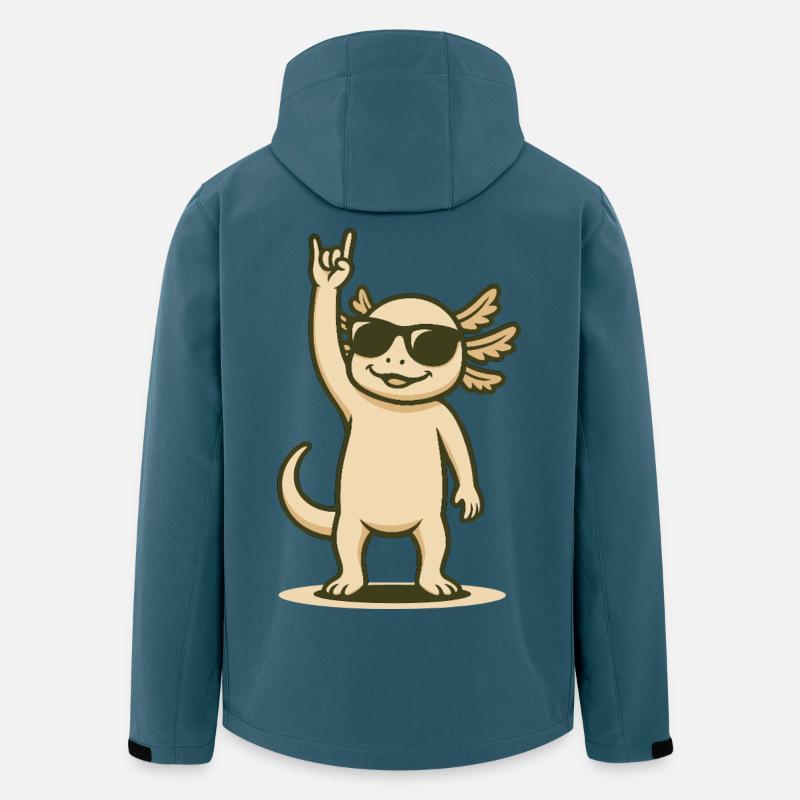 Rock’n’Lotl - Recycelte Männer Softshell-Jacke von Stanley/Stella - Dunkles Petrol