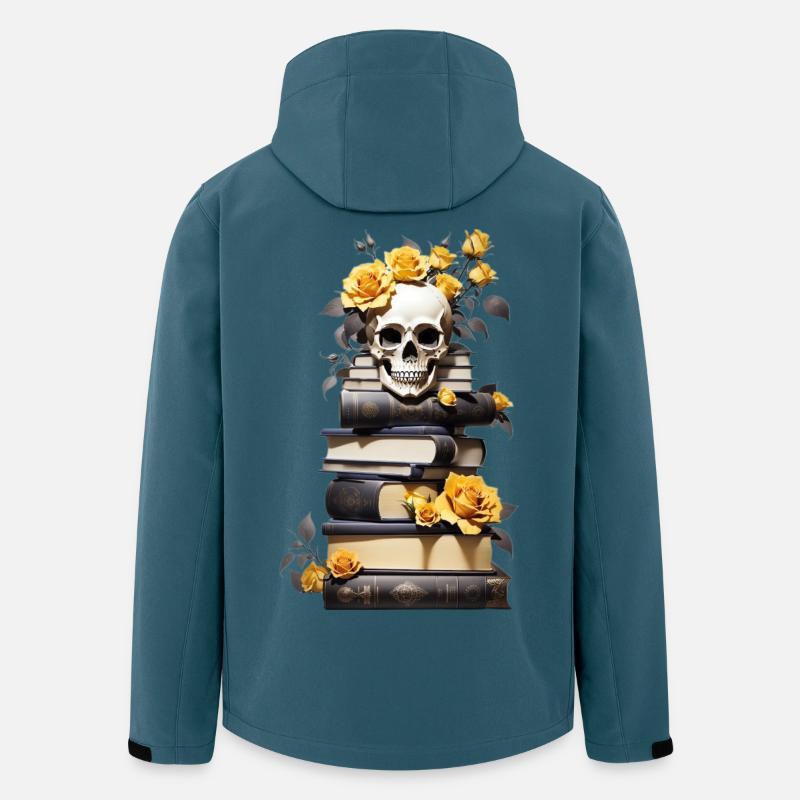 Stack of books with skull - Men’s Recycled Softshell Jacket by Stanley/Stella - stargazer
