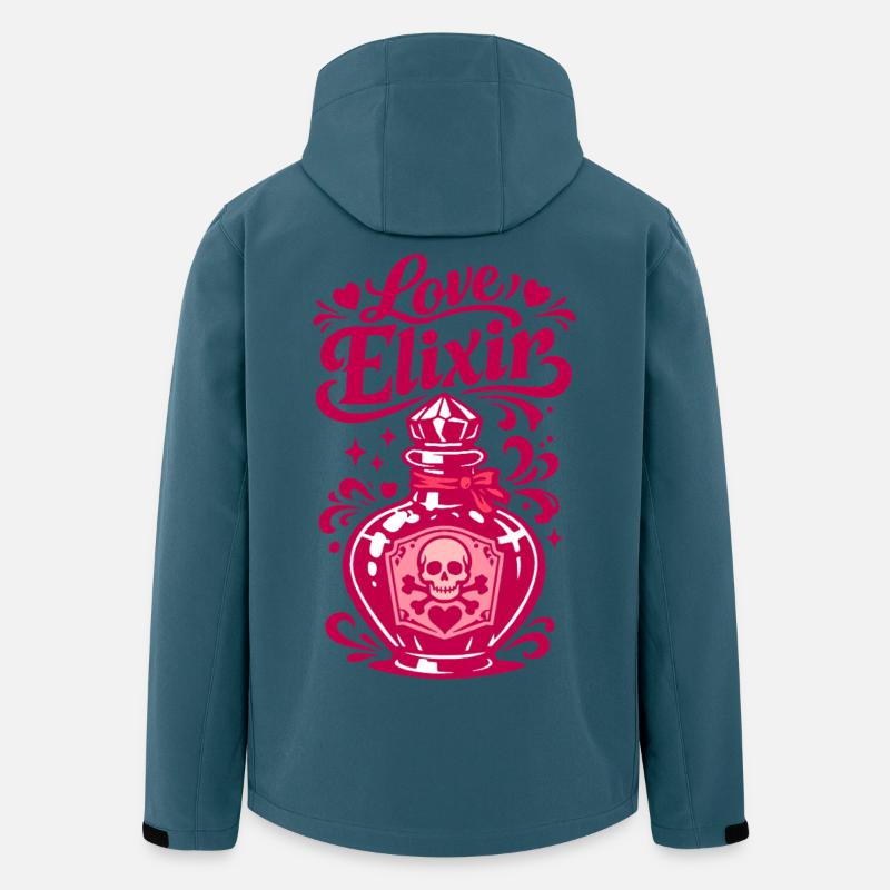 Love Elixir Heart Bottle | Valentine's Day - Men’s Recycled Softshell Jacket by Stanley/Stella - stargazer