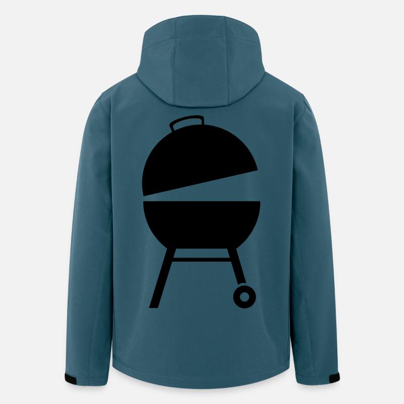 Grill - Recycelte Männer Softshell-Jacke von Stanley/Stella - Dunkles Petrol
