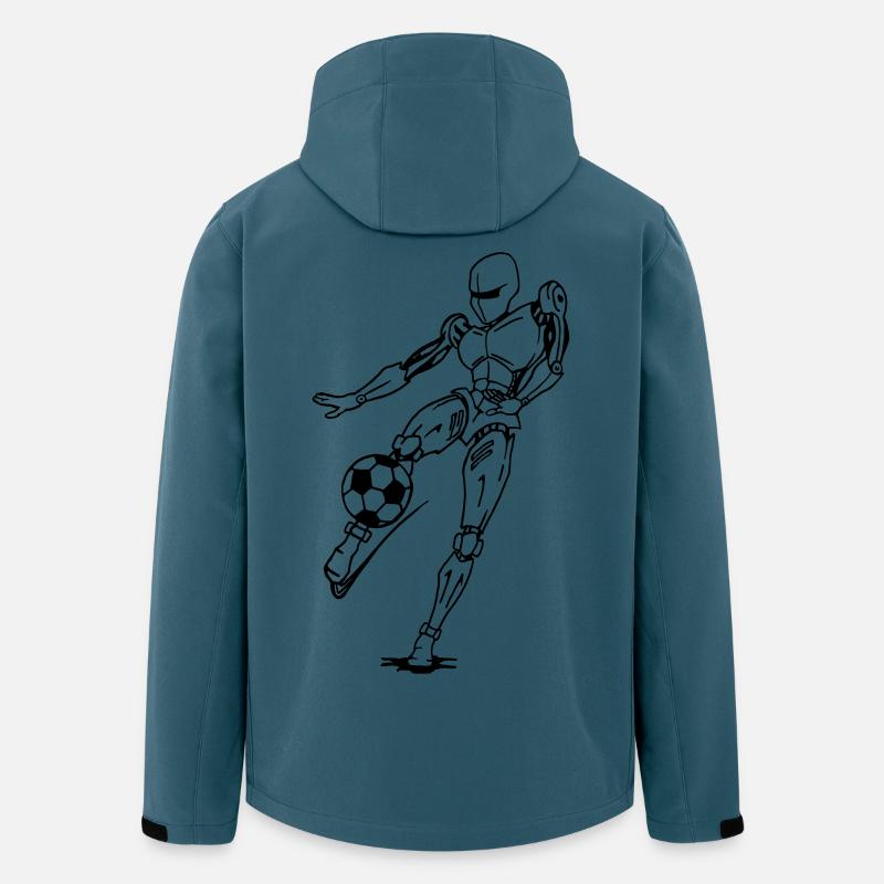 Kick it! - Recycelte Männer Softshell-Jacke von Stanley/Stella - Dunkles Petrol