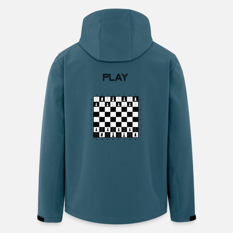 chess - Recycelte Männer Softshell-Jacke von Stanley/Stella - Dunkles Petrol