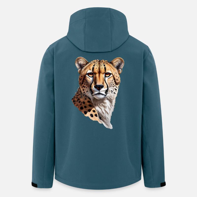 Gepard - Recycelte Männer Softshell-Jacke von Stanley/Stella - Dunkles Petrol