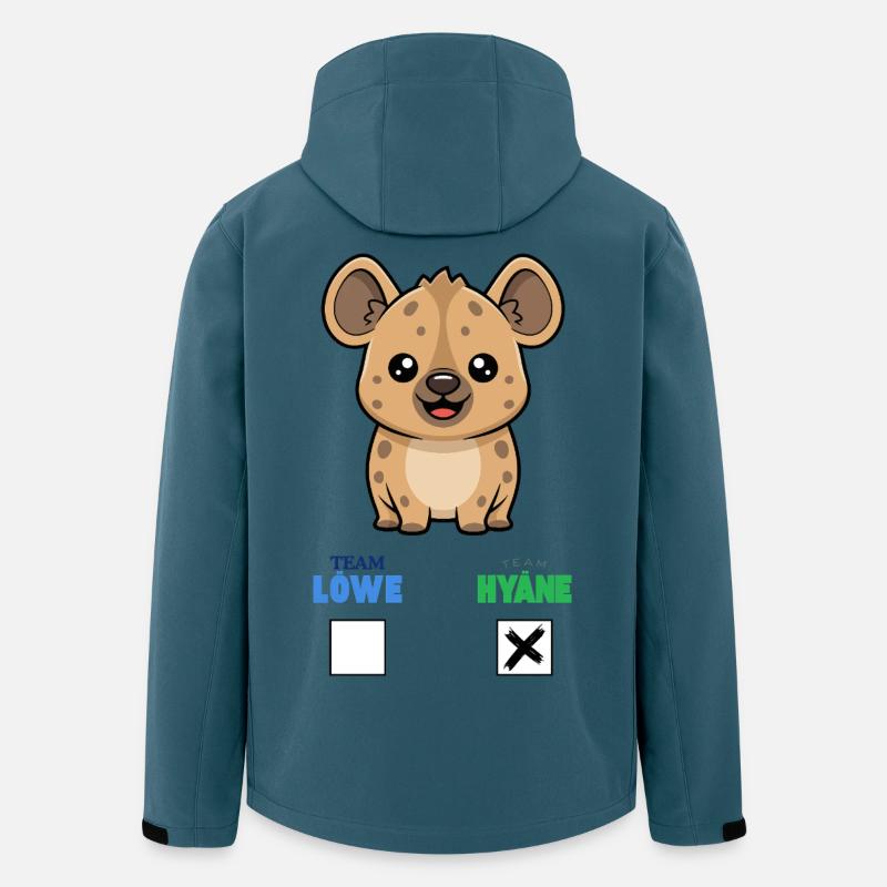 TEAM HYÄNE - Recycelte Männer Softshell-Jacke von Stanley/Stella - Dunkles Petrol