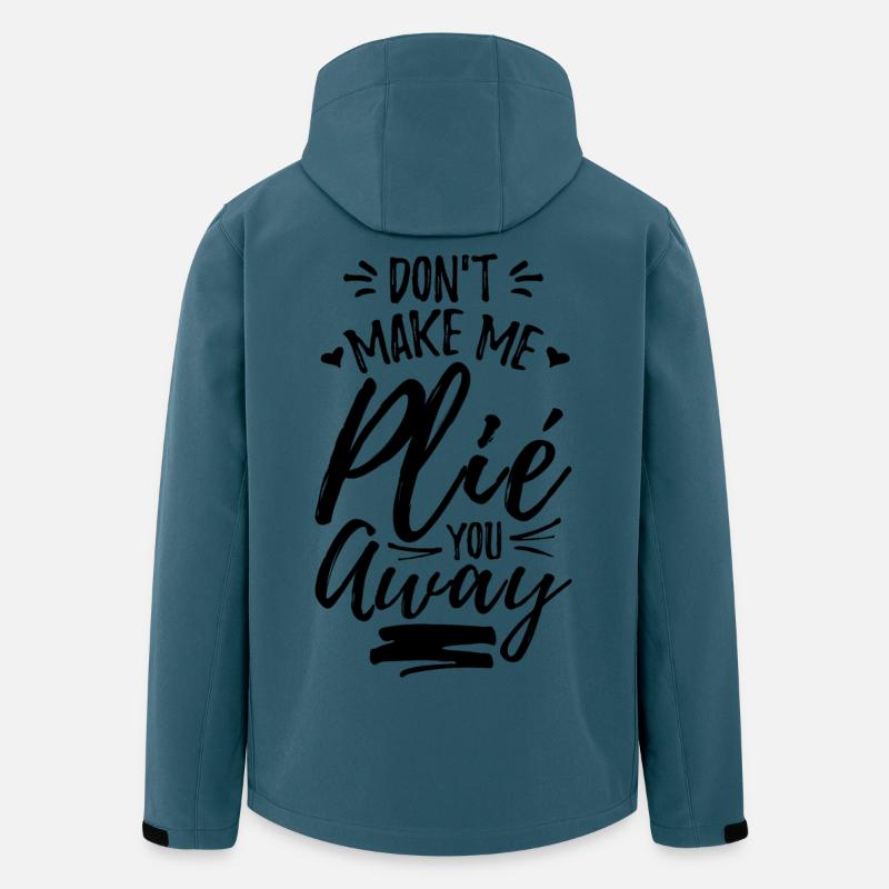 Ne me fais pas t’éloigner - Veste softshell homme en polyester recyclé Stanley/Stella - bleu pétrole foncé