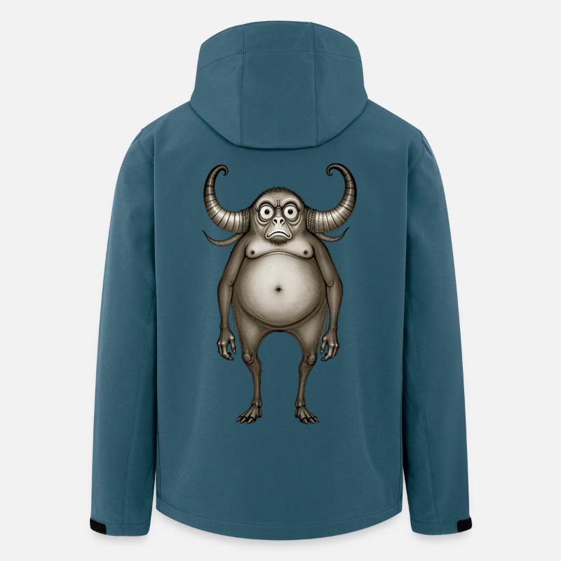 BUG #6 – dunkle Hölle - Recycelte Männer Softshell-Jacke von Stanley/Stella - Dunkles Petrol