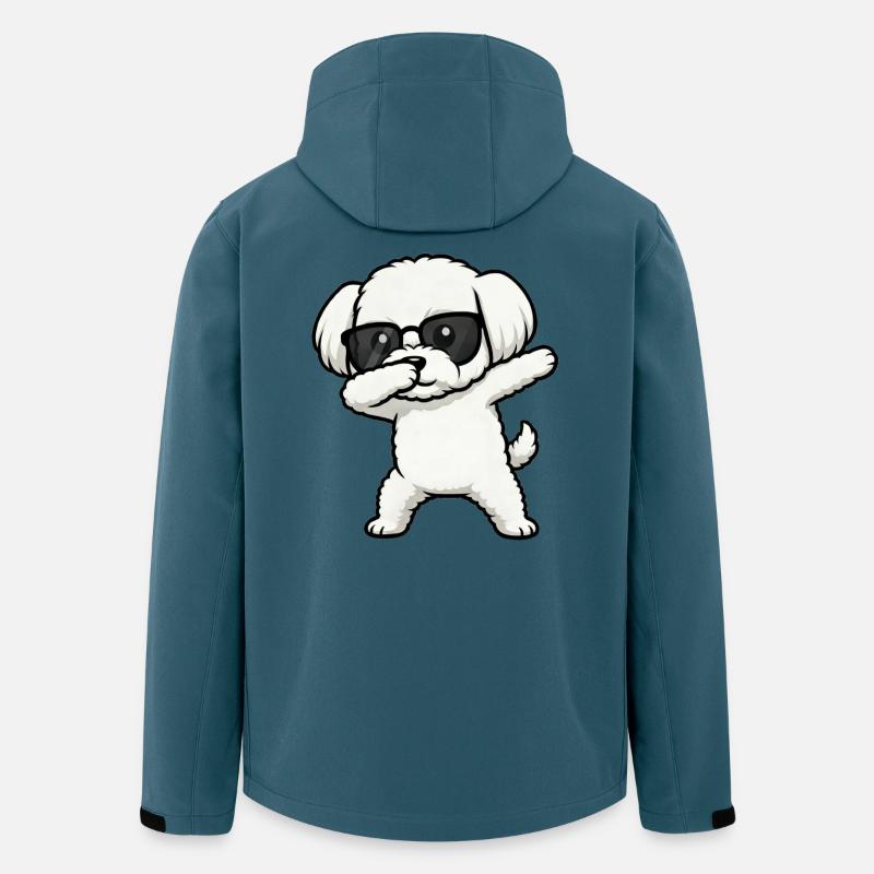 Dabbing Malteser - Recycelte Männer Softshell-Jacke von Stanley/Stella - Dunkles Petrol