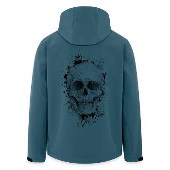 Skull - Men’s Recycled Softshell Jacket by Stanley/Stella - stargazer - Back - AI Model Male 185 light (185cm)