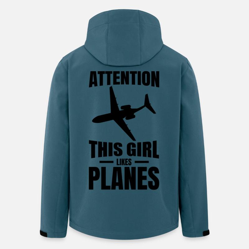 Flugzeugbeobachterin - Recycelte Männer Softshell-Jacke von Stanley/Stella - Dunkles Petrol