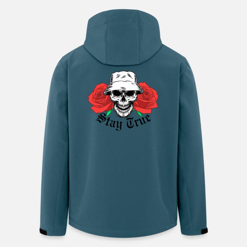 Stay True Skull - Men’s Recycled Softshell Jacket by Stanley/Stella - stargazer