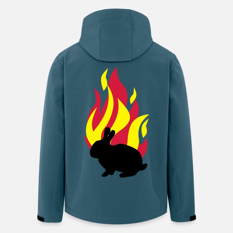 Bunny with fire - Men’s Recycled Softshell Jacket by Stanley/Stella - stargazer