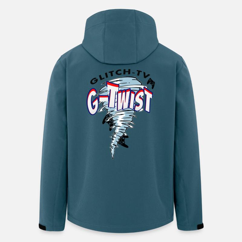 Tornade de joueur - Veste softshell homme en polyester recyclé Stanley/Stella - bleu pétrole foncé