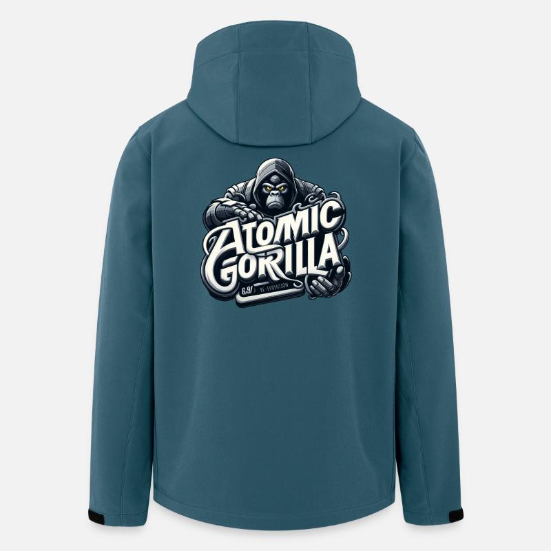 Atomic Gorilla - Men’s Recycled Softshell Jacket Discoverer by Stanley/Stella - stargazer
