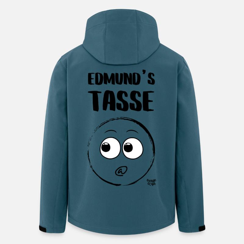 Edmunds Tasse - Recycelte Männer Softshell-Jacke von Stanley/Stella - Dunkles Petrol