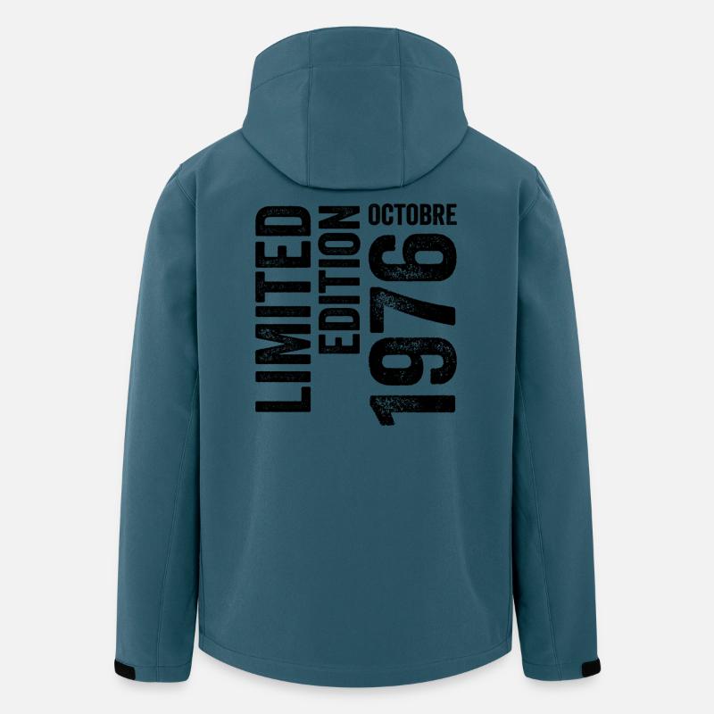 1976  - Recycelte Männer Softshell-Jacke von Stanley/Stella - Dunkles Petrol