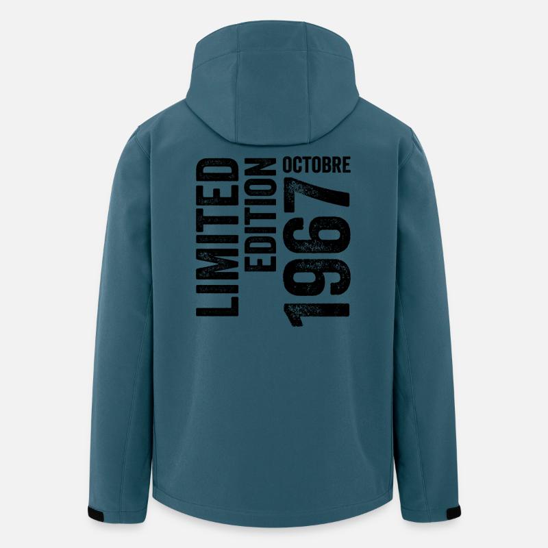 1967  - Recycelte Männer Softshell-Jacke von Stanley/Stella - Dunkles Petrol