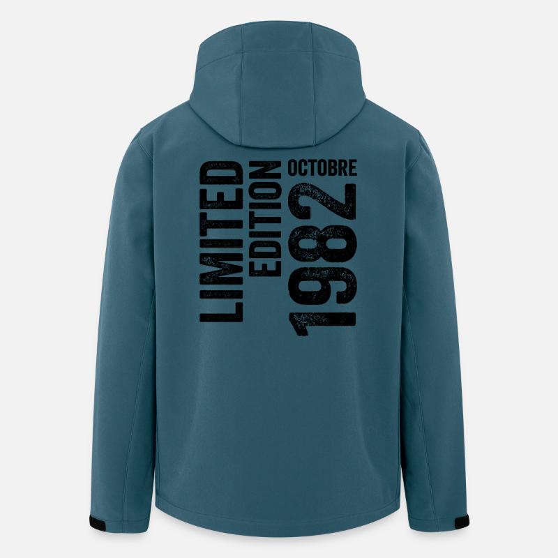 1982  - Recycelte Männer Softshell-Jacke von Stanley/Stella - Dunkles Petrol