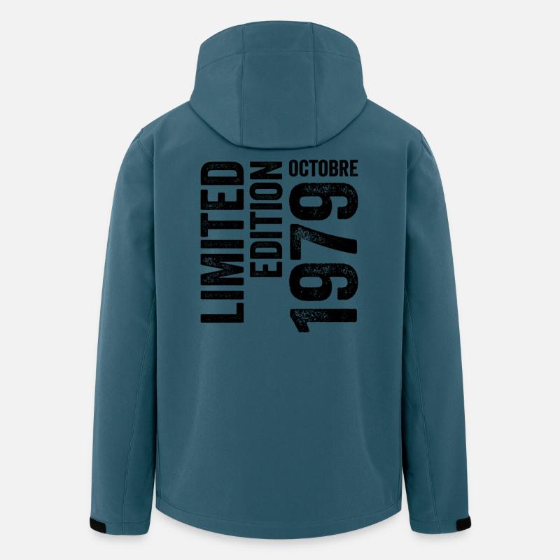 1979  - Recycelte Männer Softshell-Jacke von Stanley/Stella - Dunkles Petrol