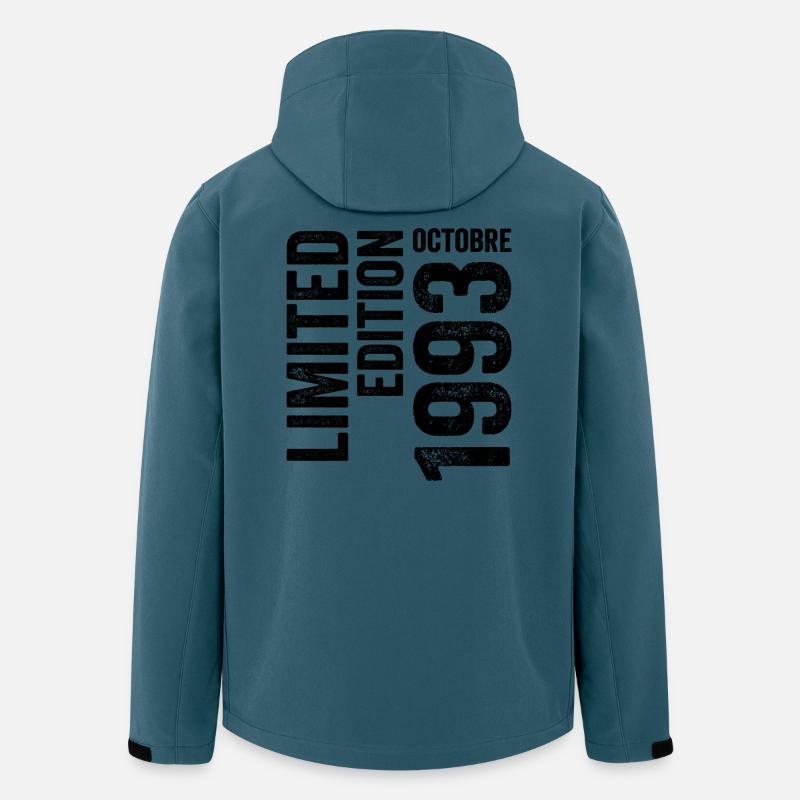 1993  - Recycelte Männer Softshell-Jacke von Stanley/Stella - Dunkles Petrol