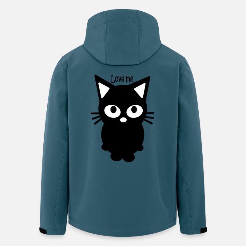 Kätzchen - Recycelte Männer Softshell-Jacke von Stanley/Stella - Dunkles Petrol