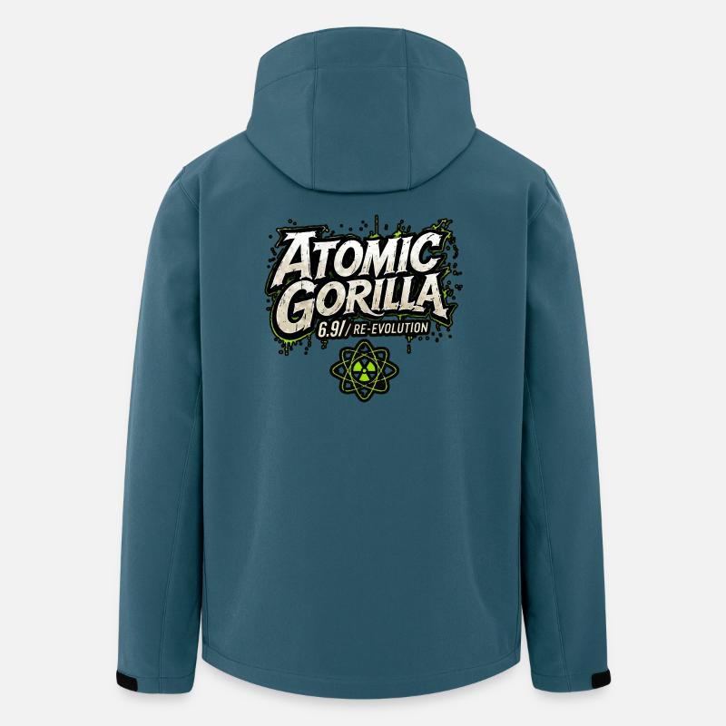Atomic Gorilla Re-Evolution - Men’s Recycled Softshell Jacket by Stanley/Stella - stargazer