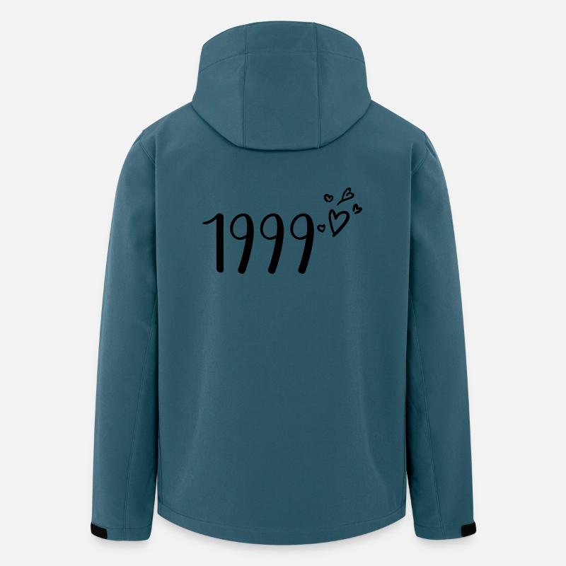1999 - Recycelte Männer Softshell-Jacke von Stanley/Stella - Dunkles Petrol