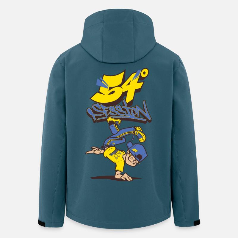 Breakdance B-Boy Streetdance Design Hip Hop Dance - Men’s Recycled Softshell Jacket by Stanley/Stella - stargazer