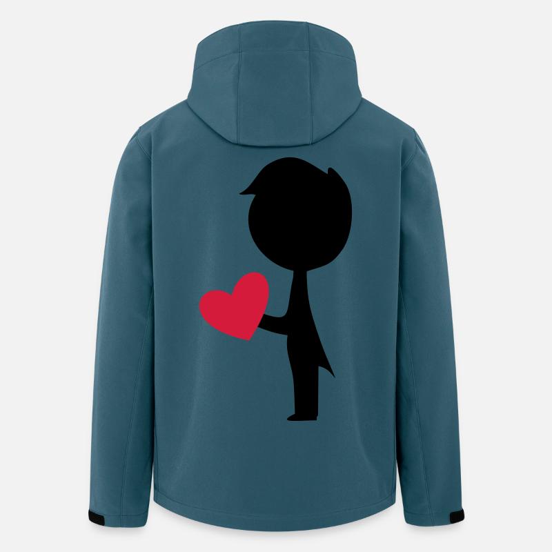 Bräutigam - Recycelte Männer Softshell-Jacke von Stanley/Stella - Dunkles Petrol