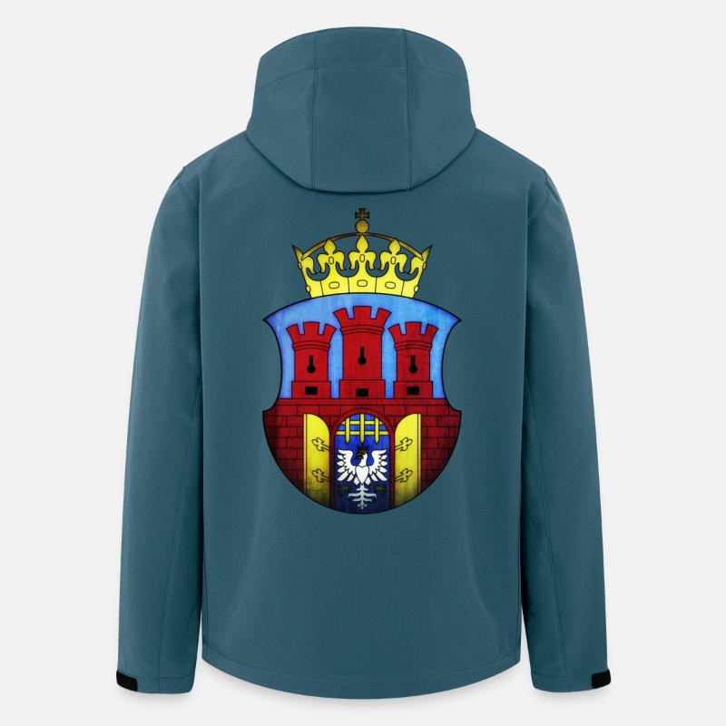 Krakau - Polen - Recycelte Männer Softshell-Jacke von Stanley/Stella - Dunkles Petrol