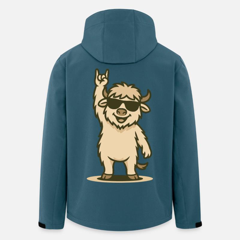 Rock'n'Yak Baby - Recycelte Männer Softshell-Jacke von Stanley/Stella - Dunkles Petrol