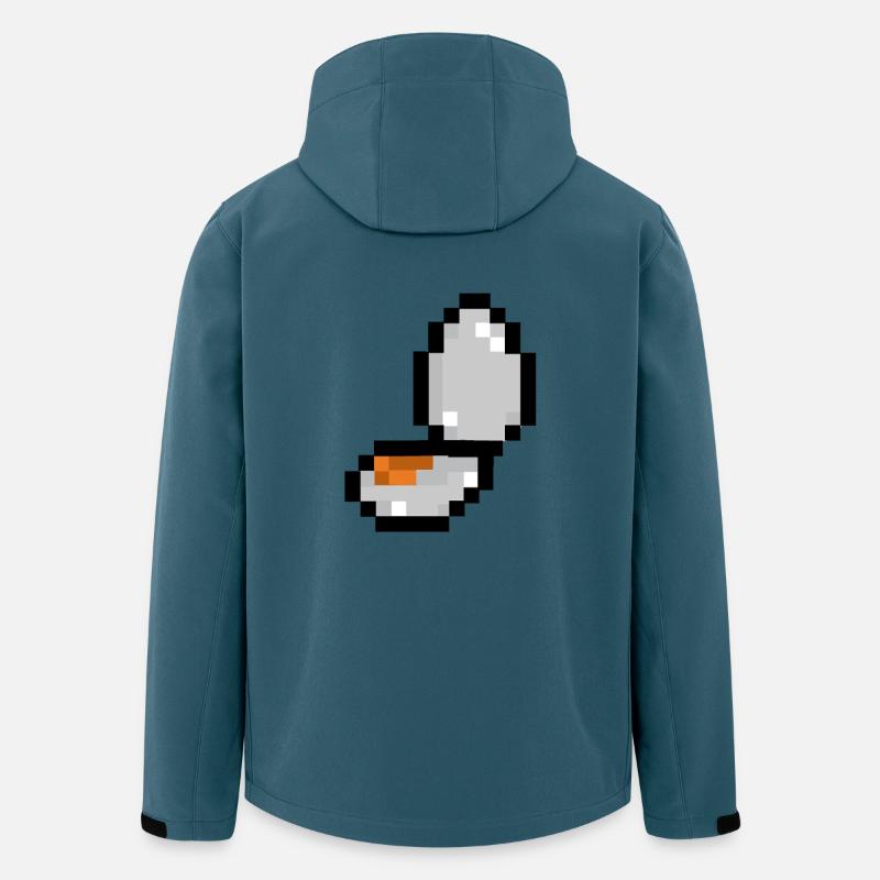Pixel Egg - Veste softshell homme en polyester recyclé Stanley/Stella - bleu pétrole foncé