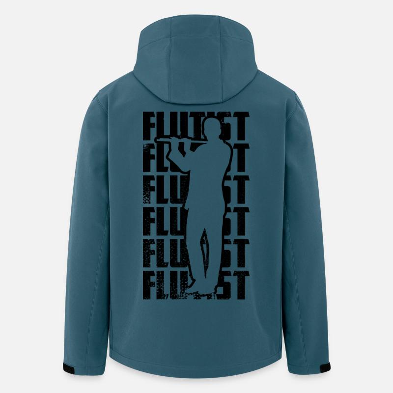 Flötist - Recycelte Männer Softshell-Jacke von Stanley/Stella - Dunkles Petrol