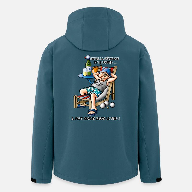 zwischen Schalen - Recycelte Männer Softshell-Jacke von Stanley/Stella - Dunkles Petrol