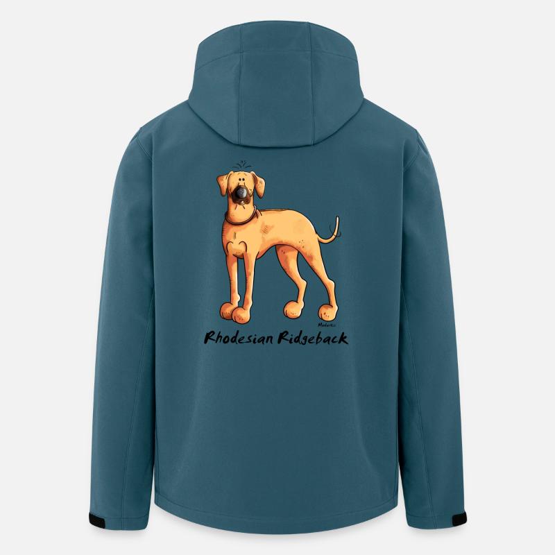 Cute Rhodesian Ridgeback - Recycelte Männer Softshell-Jacke von Stanley/Stella - Dunkles Petrol