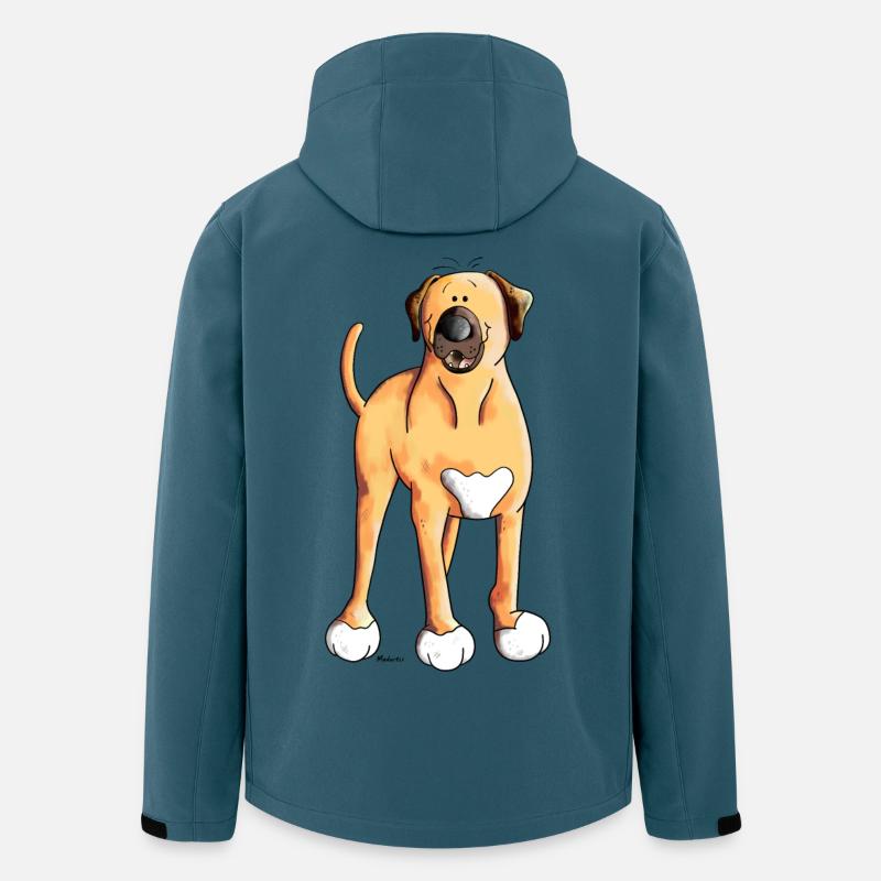 Baxter der Broholmer - Recycelte Männer Softshell-Jacke von Stanley/Stella - Dunkles Petrol