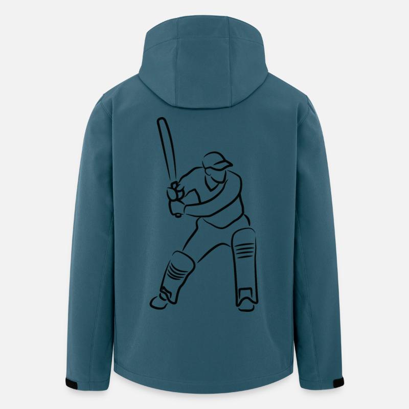 Cricket Kerl - Recycelte Männer Softshell-Jacke von Stanley/Stella - Dunkles Petrol