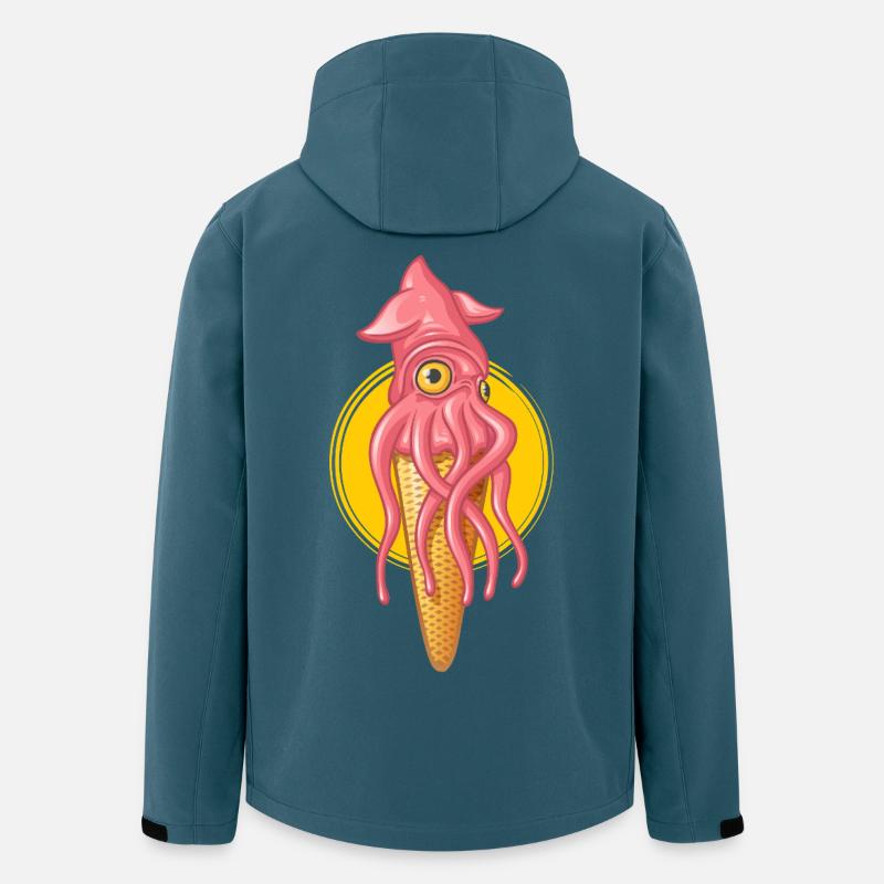Glace encornet - Recycelte Männer Softshell-Jacke von Stanley/Stella - Dunkles Petrol