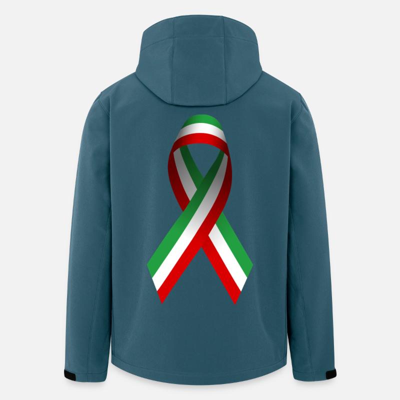 Peace for Iran - Ribbon - Recycelte Männer Softshell-Jacke von Stanley/Stella - Dunkles Petrol