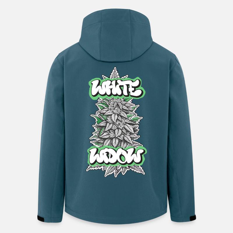 WHITE WIDOW - Recycelte Männer Softshell-Jacke von Stanley/Stella - Dunkles Petrol