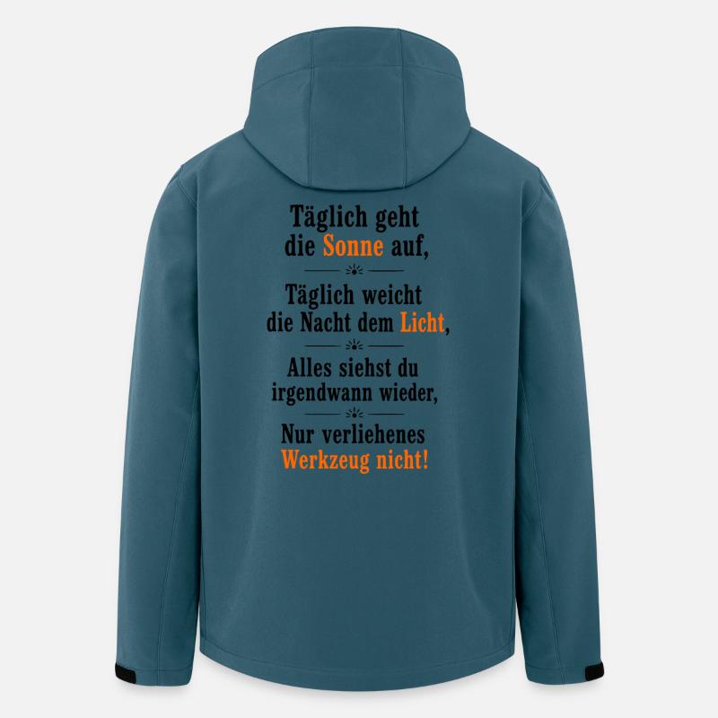 werkzeug_1 - Recycelte Männer Softshell-Jacke von Stanley/Stella - Dunkles Petrol