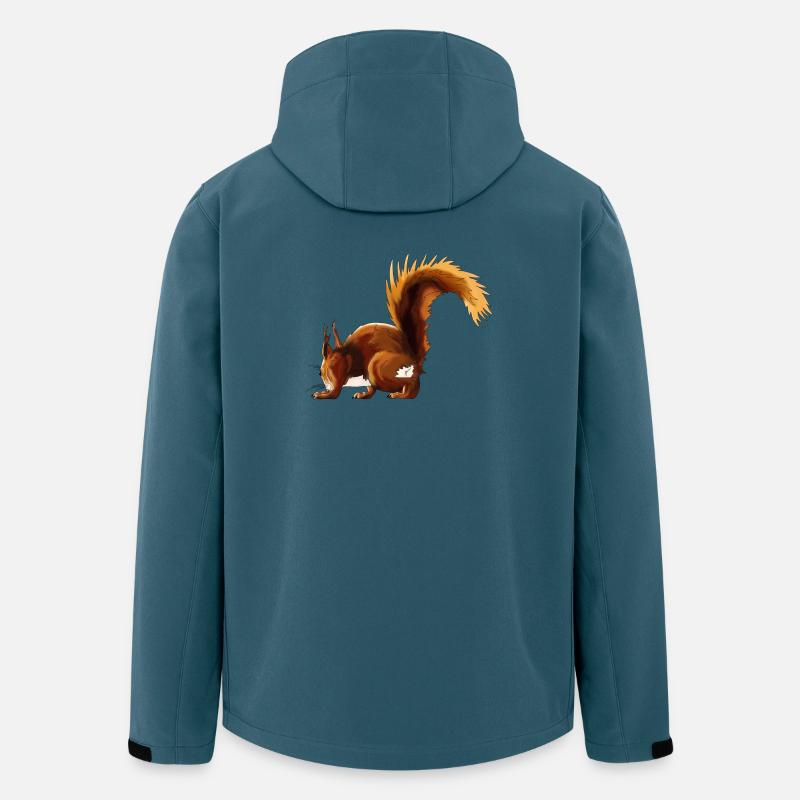 Squirrel Velcro Fall Edition - Men’s Recycled Softshell Jacket by Stanley/Stella - stargazer