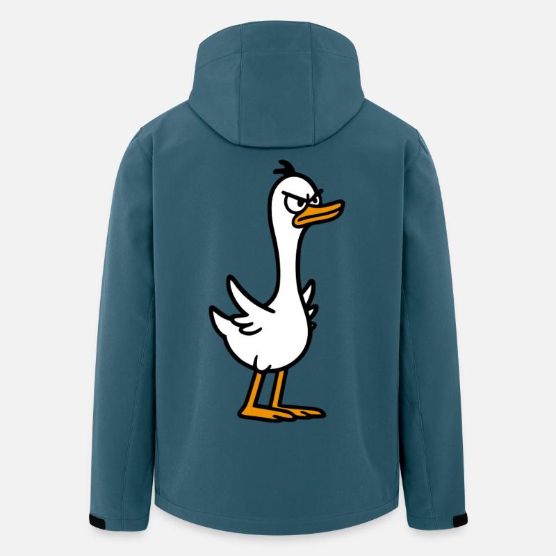 Wütende Gans - Recycelte Männer Softshell-Jacke von Stanley/Stella - Dunkles Petrol