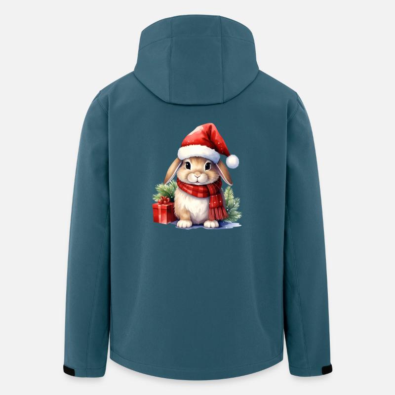 Christmas bunny with hat - Men’s Recycled Softshell Jacket by Stanley/Stella - stargazer