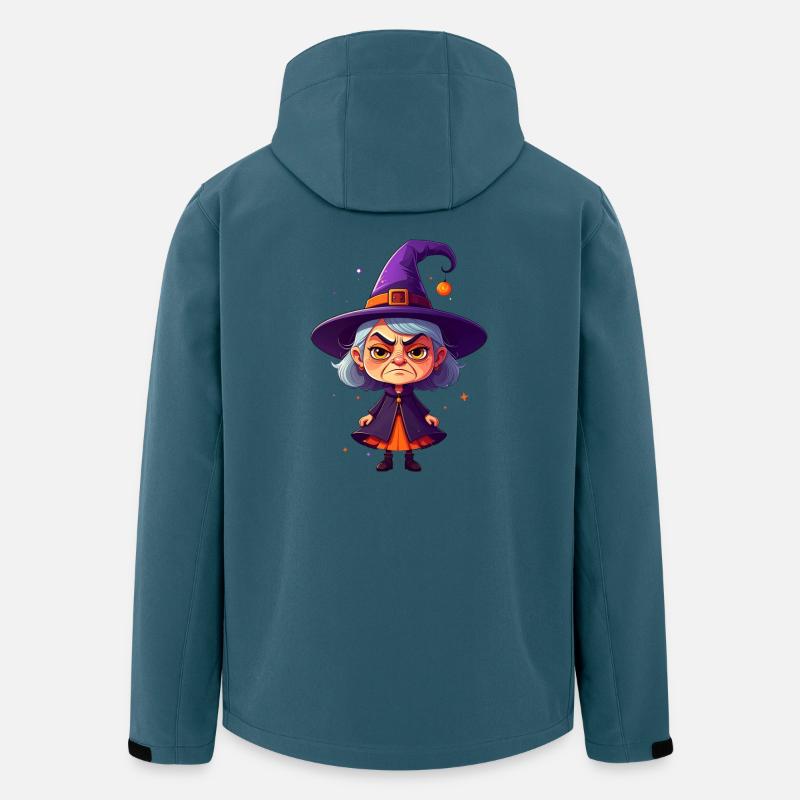 niedliche, griesgrämige Hexe - Recycelte Männer Softshell-Jacke von Stanley/Stella - Dunkles Petrol