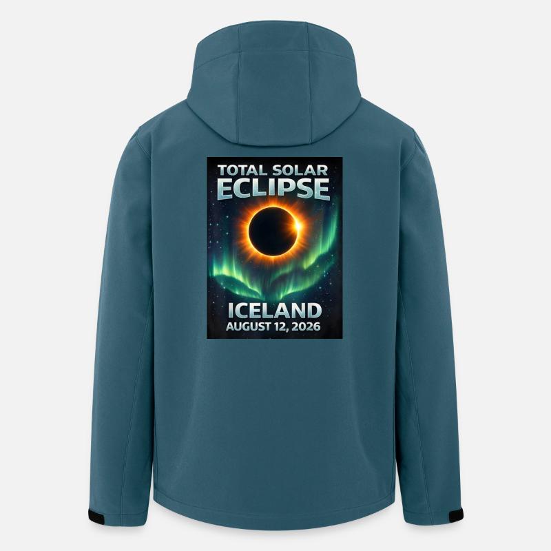 Total Solar Eclipse Iceland 2026 Reykjavik - Men’s Recycled Softshell Jacket by Stanley/Stella - stargazer
