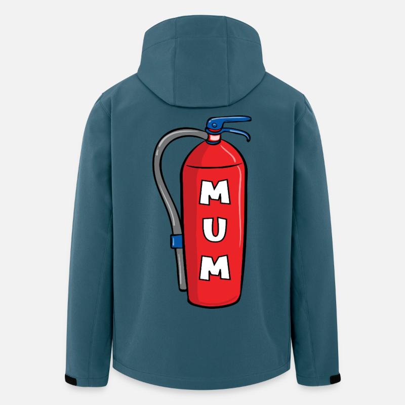Fire Extinguisher Mum - Men’s Recycled Softshell Jacket by Stanley/Stella - stargazer