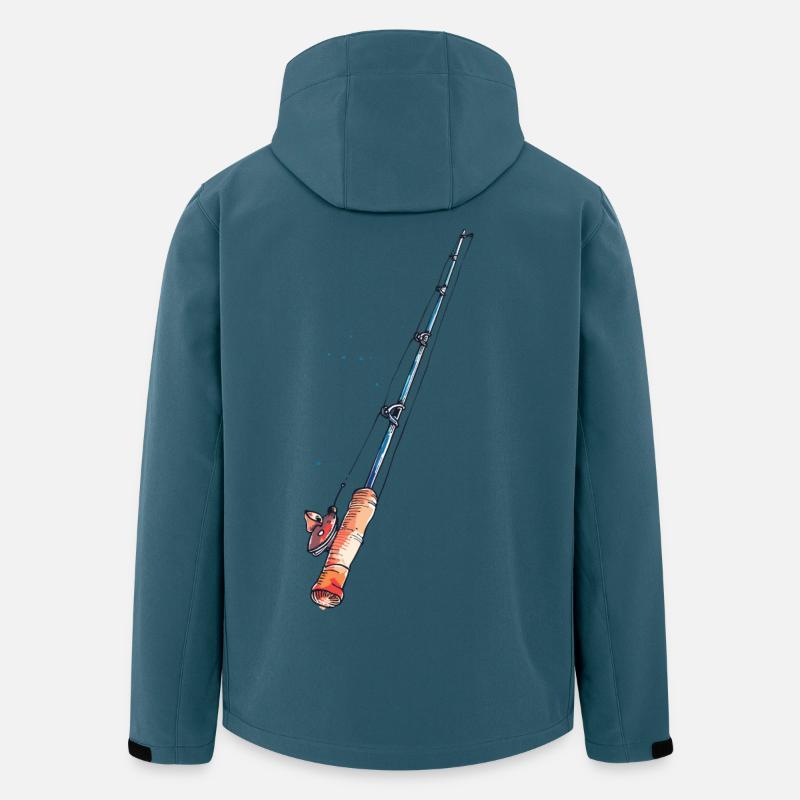 Grafik Angel - Recycelte Männer Softshell-Jacke von Stanley/Stella - Dunkles Petrol