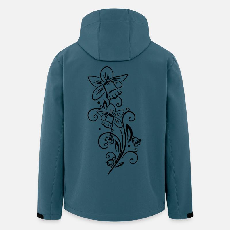 Easter Bells Daffodils Spring - Men’s Recycled Softshell Jacket by Stanley/Stella - stargazer