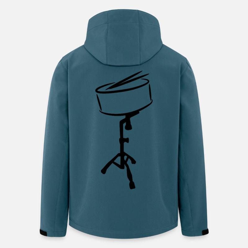 Kleine Trommel - Recycelte Männer Softshell-Jacke von Stanley/Stella - Dunkles Petrol